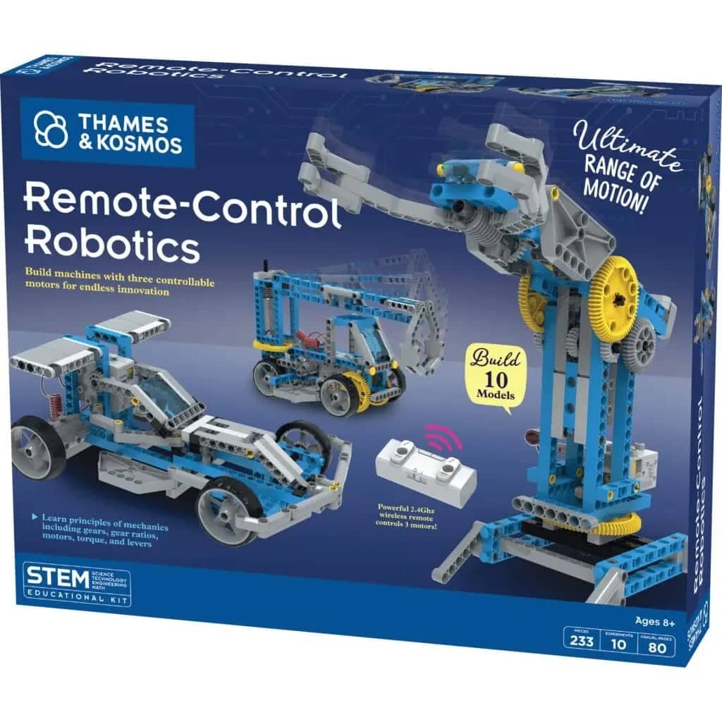 Kit Robot Creator cu Telecomandă Remote-Control Robotics - Thames & Kosmos, Kit STEM 10-în-1