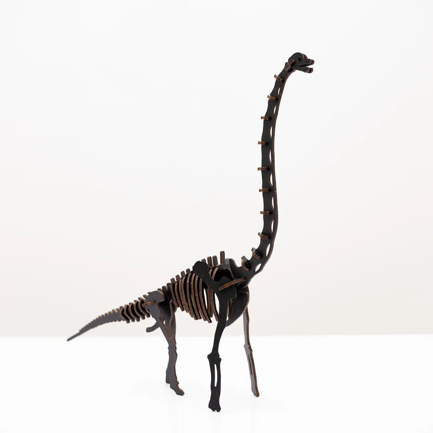 Puzzle Lemn 3D - Skeleton Brachiosaurus - Imagine principală