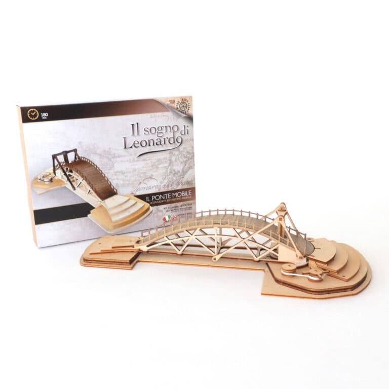 Podul Rotativ al lui Leonardo da Vinci – Kit de Construcție din Lemn (Machetă Funcțională) - Imagine principală