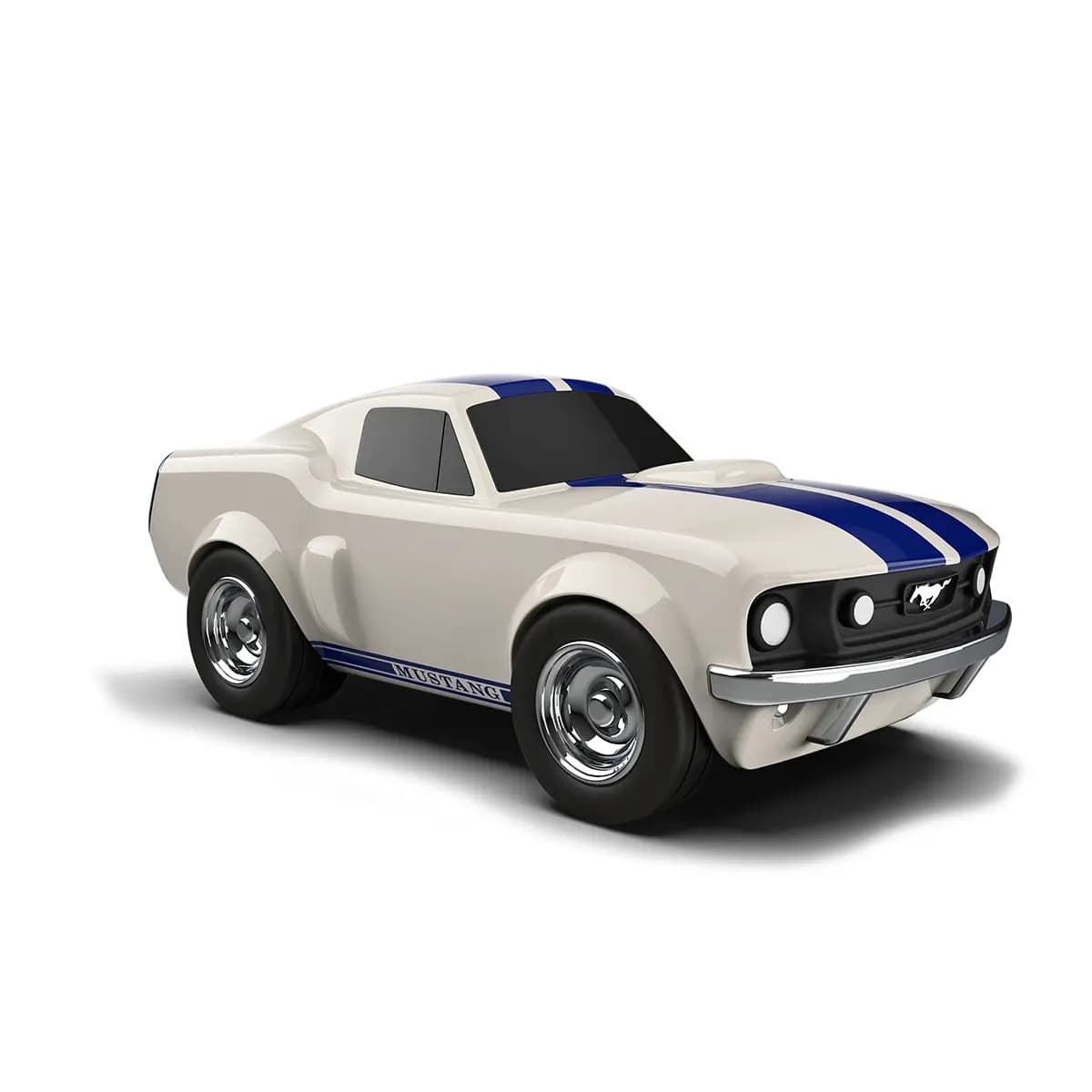 Baghera Mașinuță Ford Mustang 1966 Ivory – Mașinuță de Colecție Premium18cm - Imaginea 2