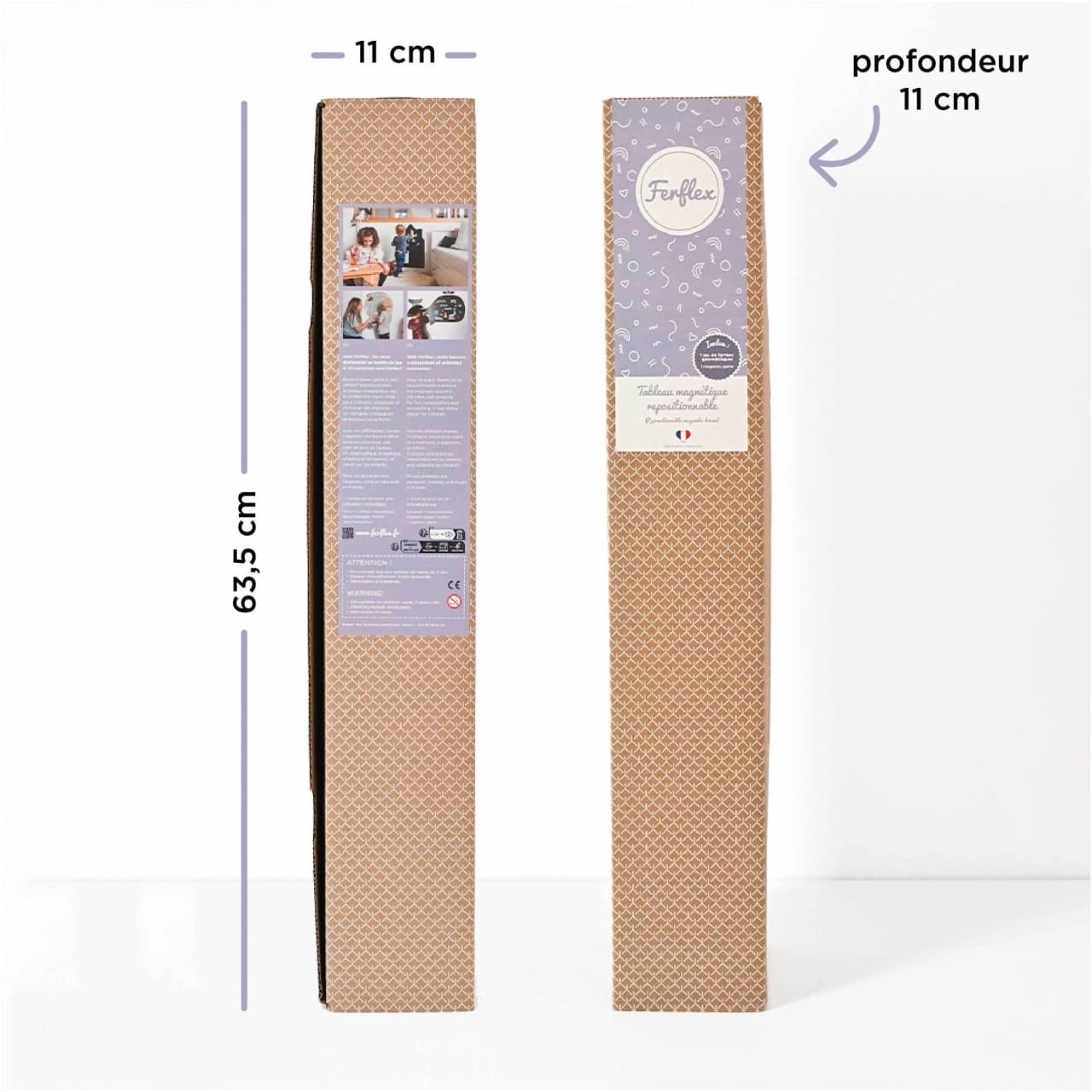 Tablă Magnetică Repoziționabilă Ferflex® - Model Casă cu Strat Colorat - Imaginea 6