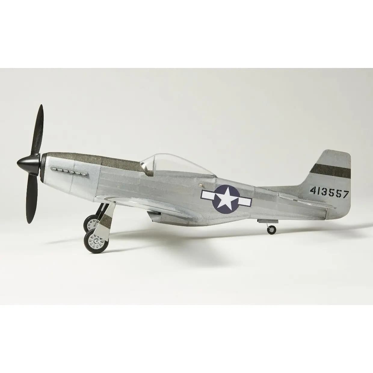 Kit Aeromodelism Vintage: Avion de Vânătoare P-51D Mustang (Anvergură 45 cm) - Imaginea 2