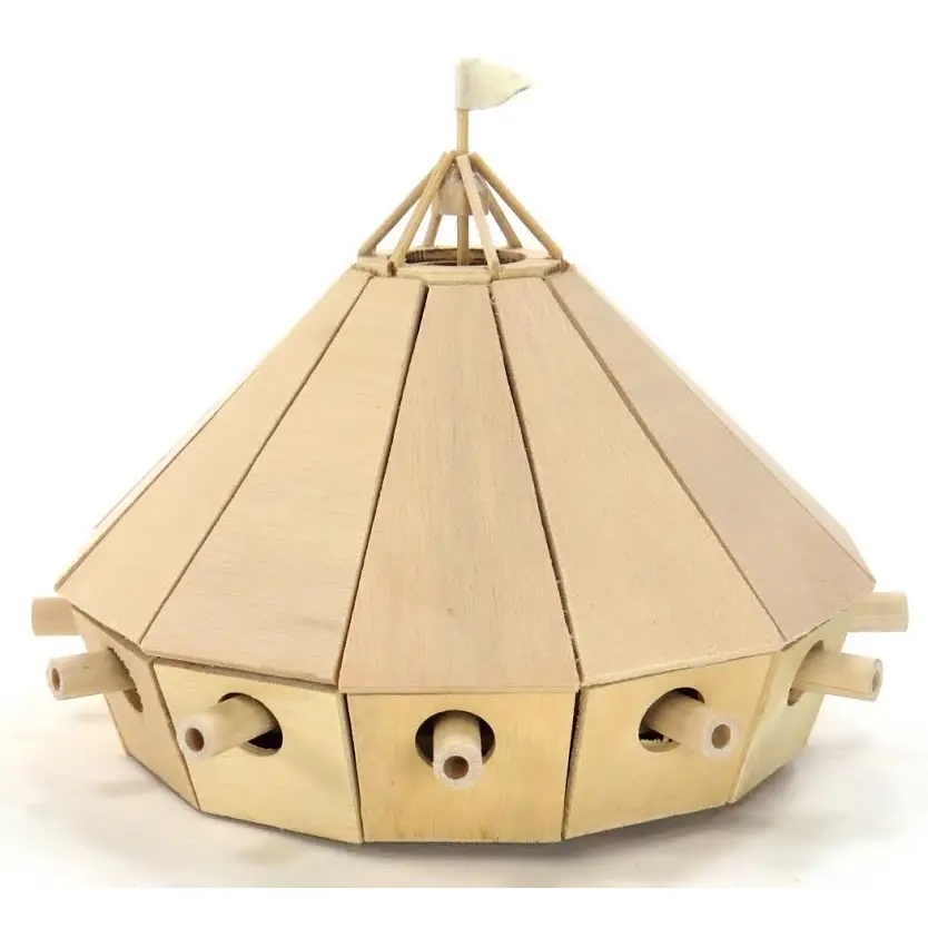 Tancul lui Leonardo da Vinci -Kit de Construcție din Lemn