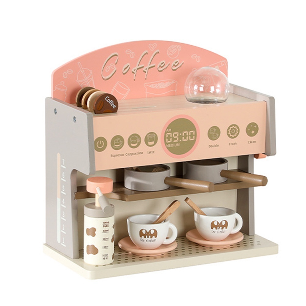 Espressor de Jucarie din Lemn pentru Copii Premium