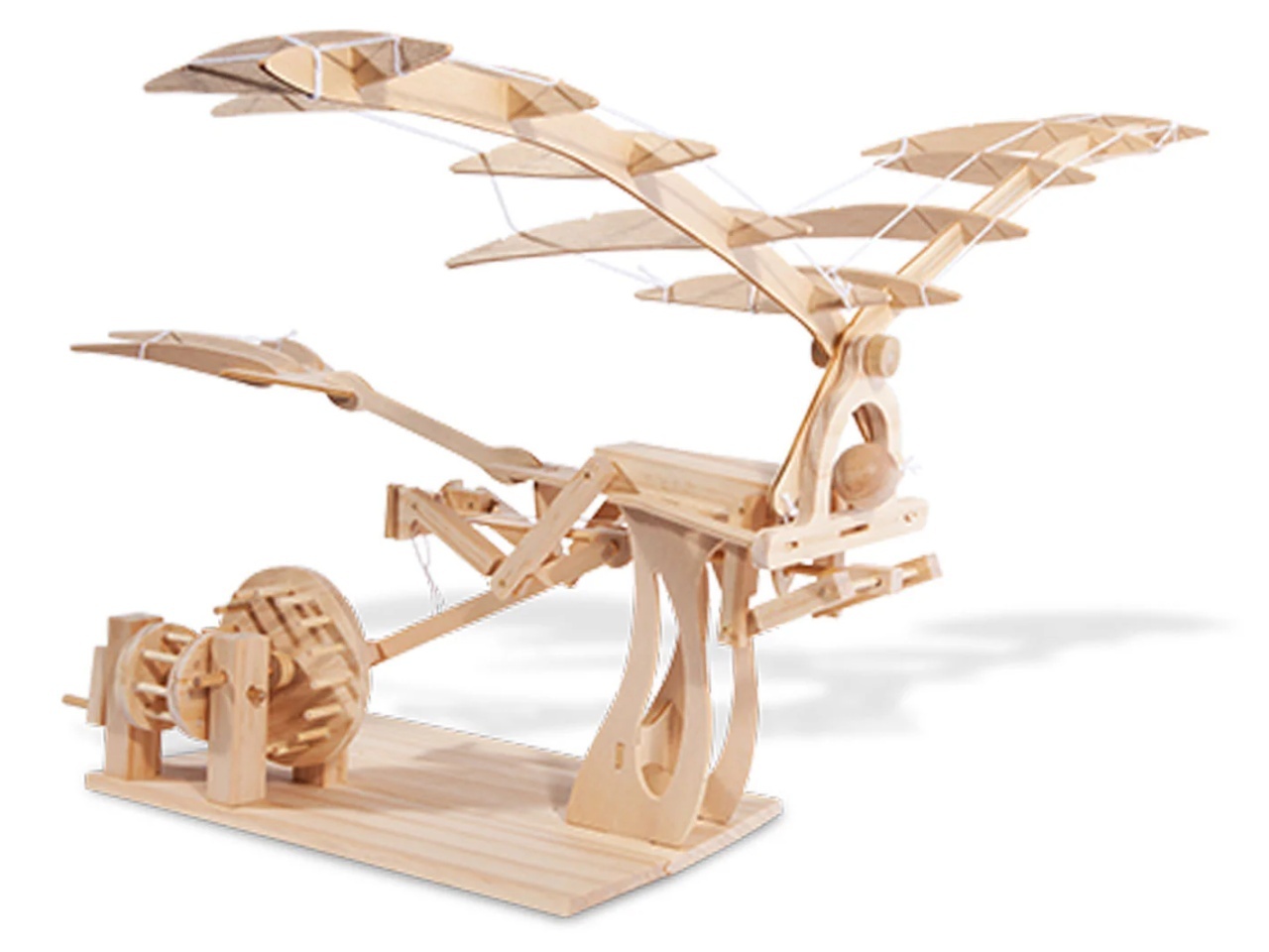 Kit de Construcție din Lemn, Ornitopter - Leonardo da Vinci