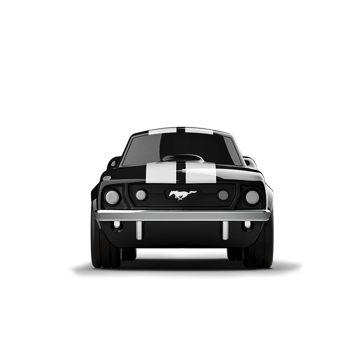 Baghera Mașinuță Ford Mustang Neagra 1966 – Mașinuță de Colecție Premium 18cm