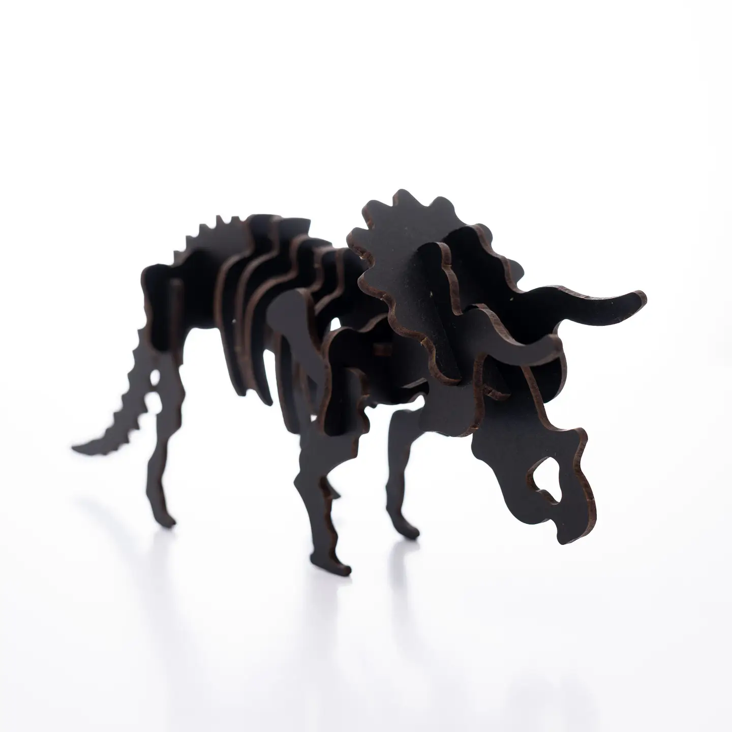 Puzzle Lemn 3D - Skeleton Triceratops